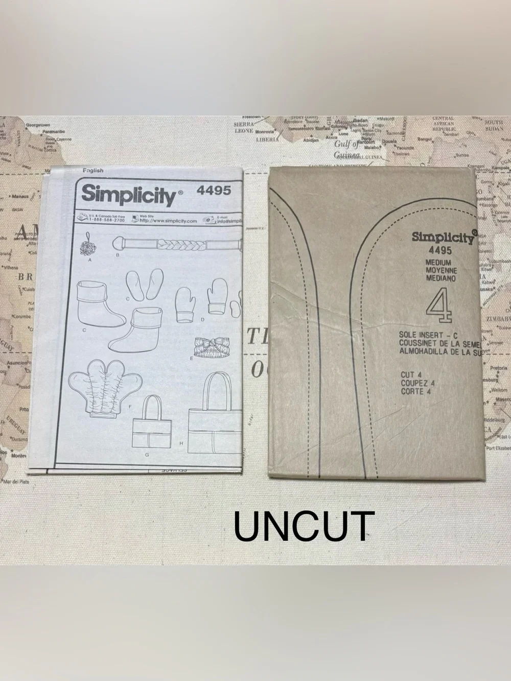 Simplicity•4495•Shirley Botsford Fleece Spa & Cozy Design Pattern•Art Of Making